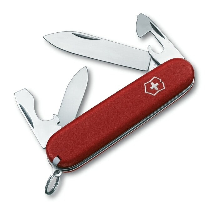 Victorinox Recruit multifunkciós Red kés 84 mm, piros, 10 funkció, bliszter