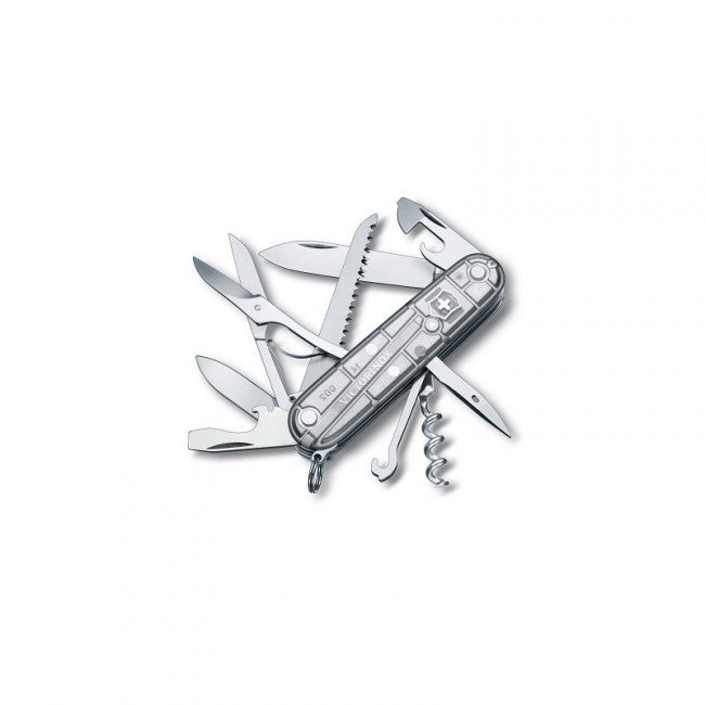 Victorinox Huntsman SilverTech zsebkés 91mm, átlátszó