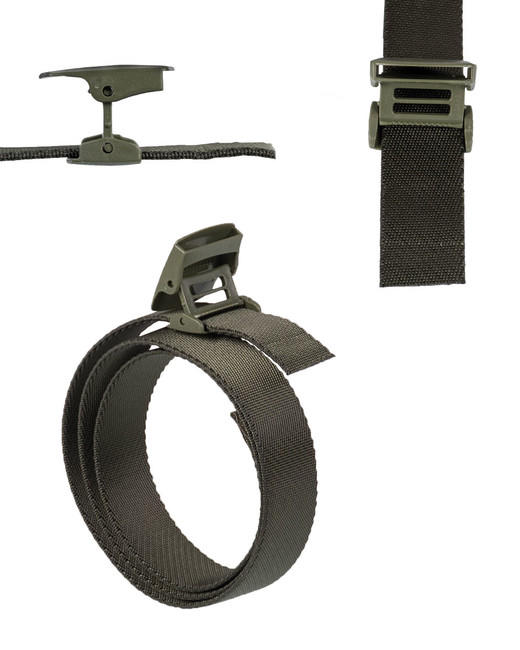 Mil-Tec Quick öv műanyag csattal 3,8cm, olívazöld