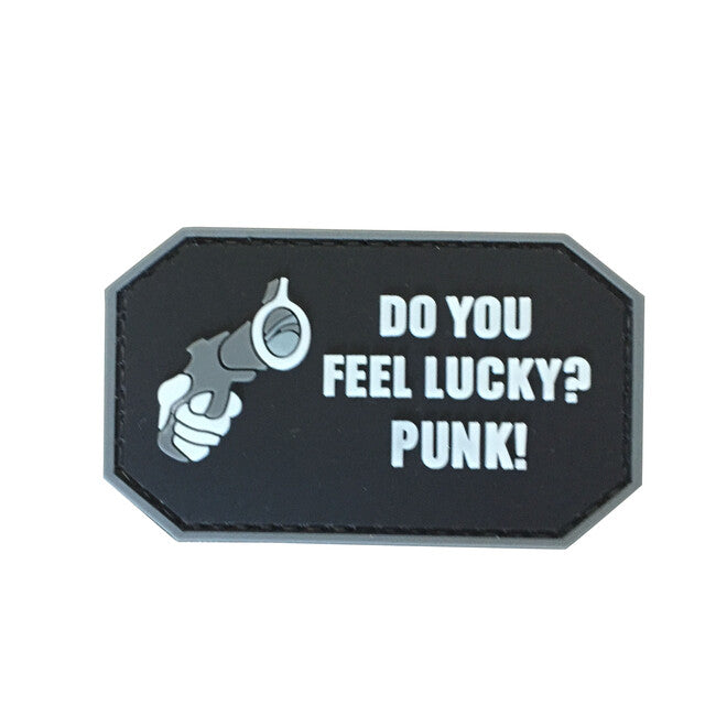 WARAGOD Do you feel Lucky PVC felvarró