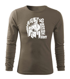 DRAGOWA Fit-T hosszú ujjú póló León 160 g/m², olívazöld