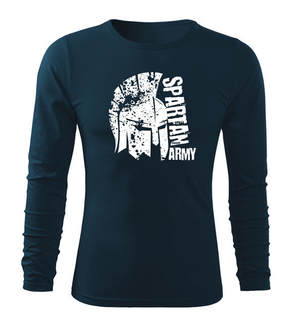 DRAGOWA Fit-T hosszú ujjú póló León 160 g/m², sötétkék