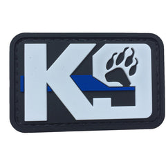 WARAGOD K9 Paw PVC felvarró, fekete fehér