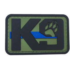 WARAGOD K9 Paw PVC felvarró, zöld