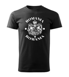 DRAGOWA rövid ujjú póló "suverenita", fekete, 160g/m2