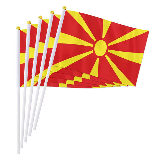 WARAGOD észak-macedón zászló, 30 x 40 cm