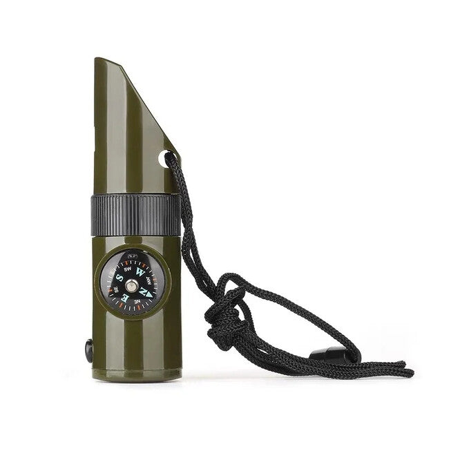 WARAGOD Echo multifunkciós vészsíp 7 az 1-ben, Army green