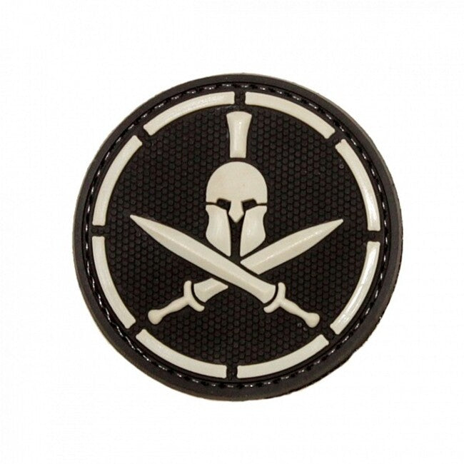 WARAGOD 3D Spartan Helmet Crossed Swords felvarró 6cm
