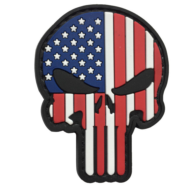 WARAGOD 3D US Patriot Punisher felvarró 6x4.5cm