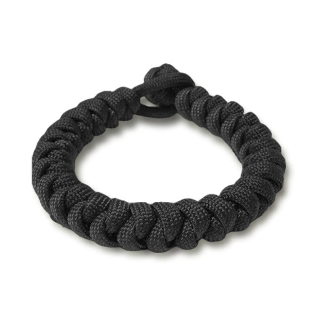 WARAGOD Ectar paracord karkötő állítható zárral, fekete