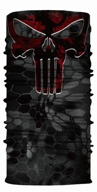 WARAGOD Bloody Punisher Skull multifunkciós kendő Värme