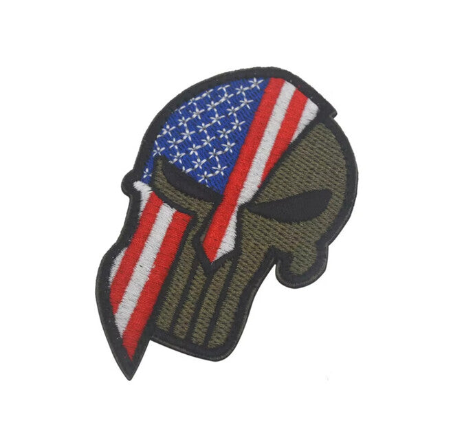 WARAGOD Punisher hímzett felvarró, USA