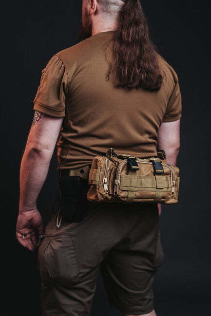 WARAGOD Höft taktikai övtáska, desert camo