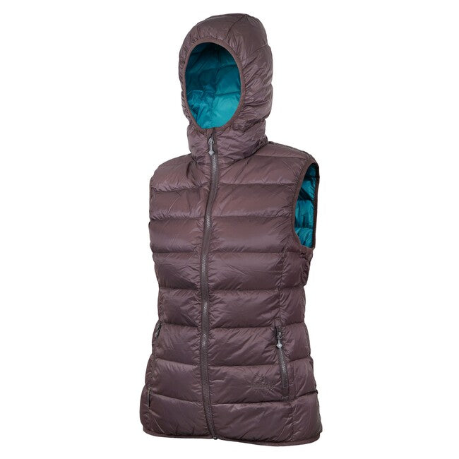 Warmpeace Yuba Lady mellény, shale/harbor blue