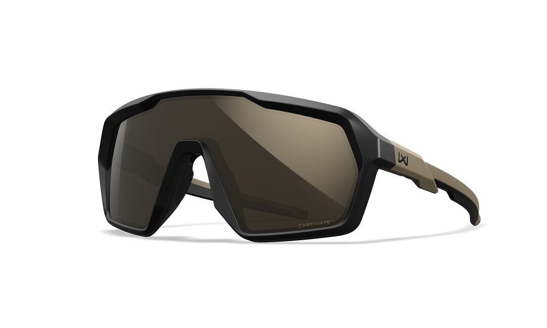 Wiley X Citadel napszemüveg Captivate tungsten mirror/matte black/tan