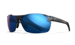 Wiley X Prime napszemüveg Captivate Polarized blue mirror, gloss crystal grey