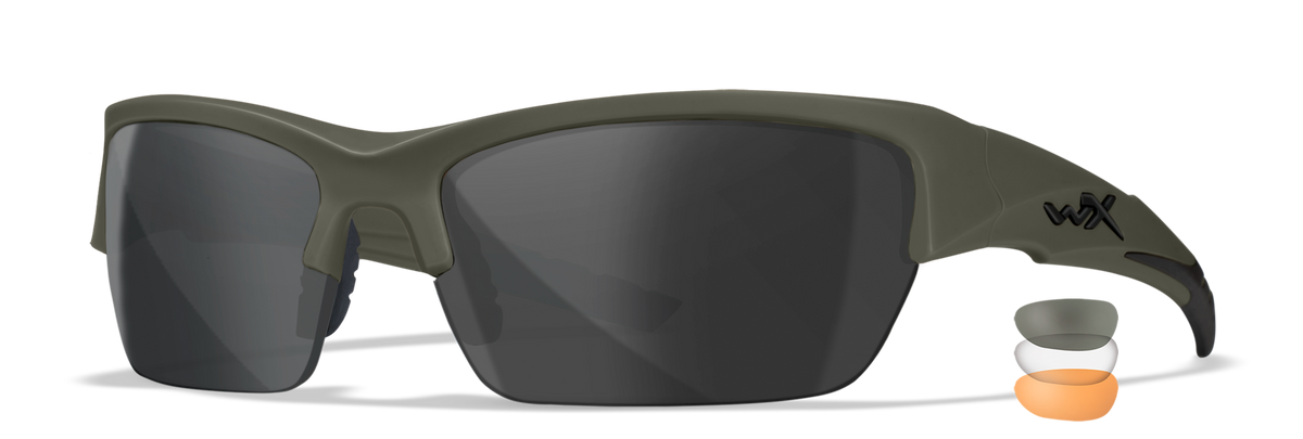 WileyX VALOR 2.5 szemüveg, Grey/Clear/Light Rust, green