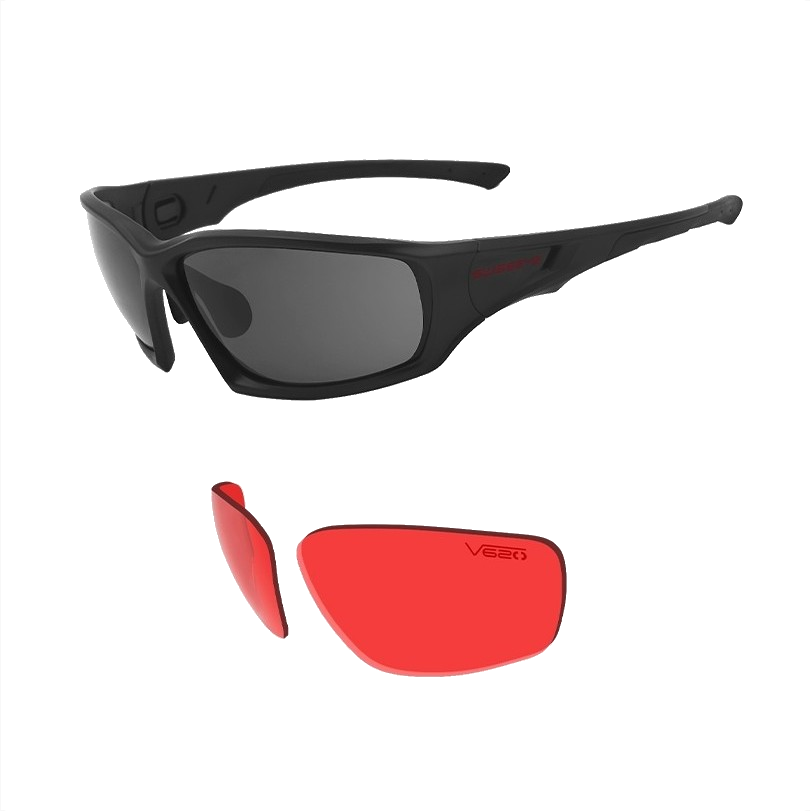 SWISS Eye® WOLF V620 taktikai szemüveg, fekete
