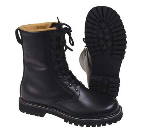 Fox Outdoor combat harci bakancs bőrből bőr béléssel, fekete