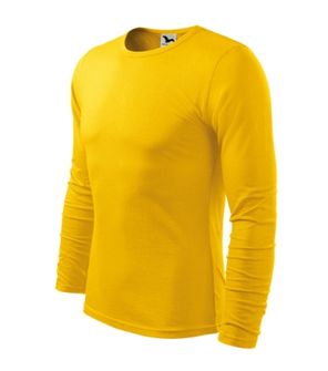 Malfini Fit-T LS férfi hosszú ujjú póló, sárga