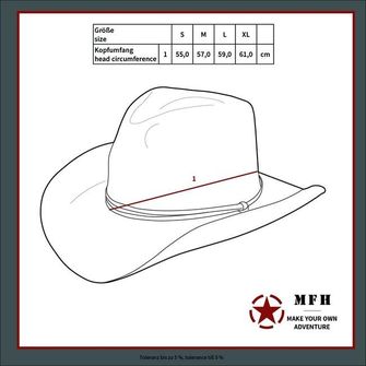 MFH Boonie Rip-Stop kalap, 95 CZ tarn mintás