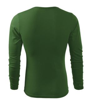 hosszú ujjú trikó Adler Fit zöld színben hátulról   