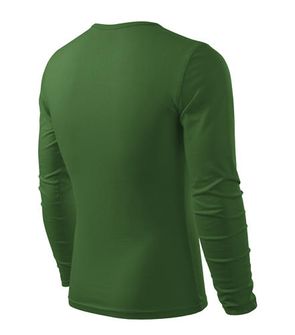 hosszú ujjú trikó Adler Fit zöld színben oldalról  