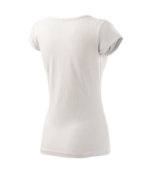 női rövidujjú trikó Adler Pure fehér színben oldalról  