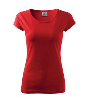 női rövidujjú trikó Adler Pure piros színben elöről 