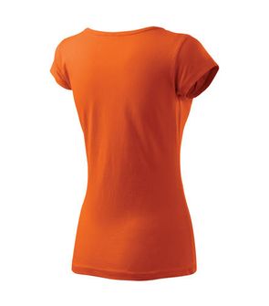 női rövidujjú trikó Adler Pure narancssárga színben oldalról  