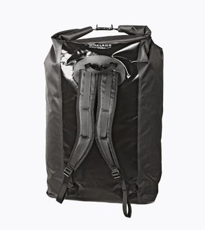 BasicNature Duffelbag vízálló hátizsák Duffel Bag nehéz szállítmányozáshoz és kalandhoz 180 L Fekete