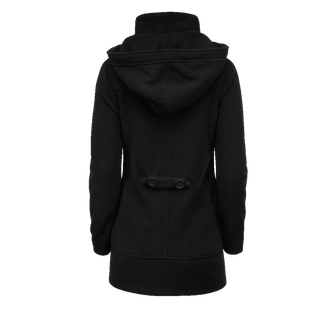 Brandit Női négyzet alakú fleece kabát, fekete