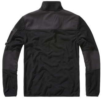 Brandit Ripstop fleece cipzáras kapucnis pulóver, fekete