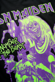Brandit Iron Maiden póló Number of the Beast I, fekete