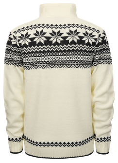 Brandit pulóver norvég cipzárral, fehér színben