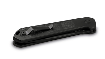 Böker Plus Kihon Auto All Black automata taktikai kés 8 cm, fekete, alumínium, fekete