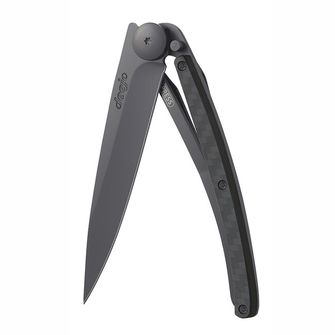 Deejo összecsukható kés Composite black carbon