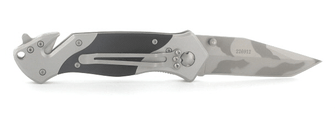 Herbertz zsebmentő kés 8,6 cm, rozsdamentes acél, fekete, G10