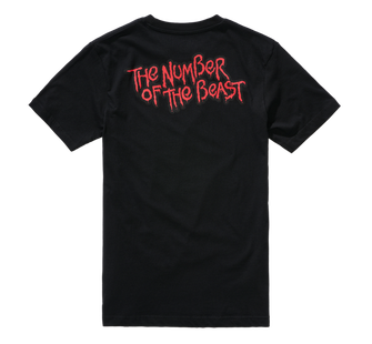 Brandit Iron Maiden póló Number of the Beast II, fekete, fekete