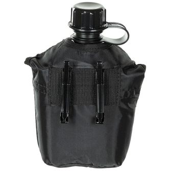 MFH Terepi palack 1L, BPA-mentes, fekete