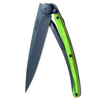 Deejo összecsukható kés Black green beech