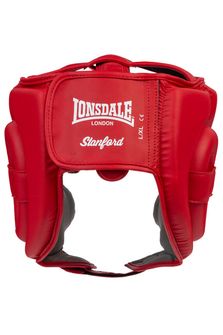 Lonsdale Stanford Box edzősisak fejvédő, piros