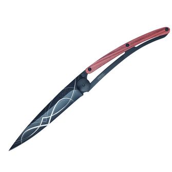 Deejo 2 db-os csepegtető kés készlet, black tattoo coralwood Infinity