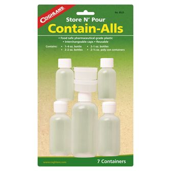 Coghlans CL Műanyag kannákból álló készlet 7 palack