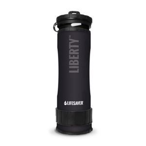 Lifesaver szűrő és víztisztító palack, 400 ml, fekete