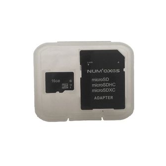 NUM´AXES 16GB Micro SDHC Class 10 memóriakártya adapterrel