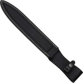 MUELA Scorpion fekete és acél fix pengéjű kés
