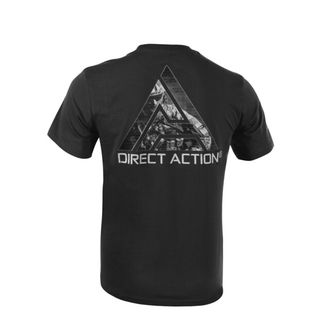 Direct Action® Póló Logo D.A. (#3) - Cotton - fekete