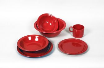 Waca melamin lapos tányér 23,5 cm átmérőjű piros