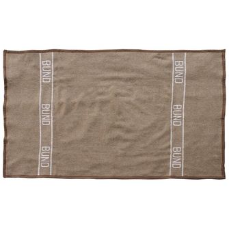 MFH Gyapjú takaró, barna, kb. 220 x 130 cm